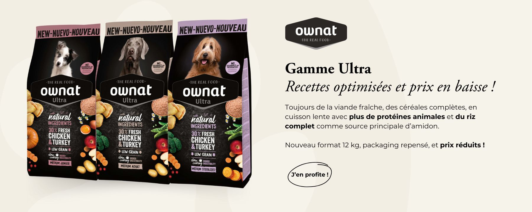 ONWAT ULTRA RECETTES OPTIMISEES ET PRIX EN BAISSE